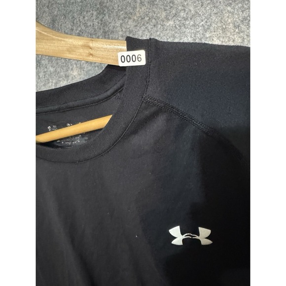 Under‎ Armour The Tech Tee Mens XL Black Short Sleeve Crew Performance Tags - Picture 1 of 9